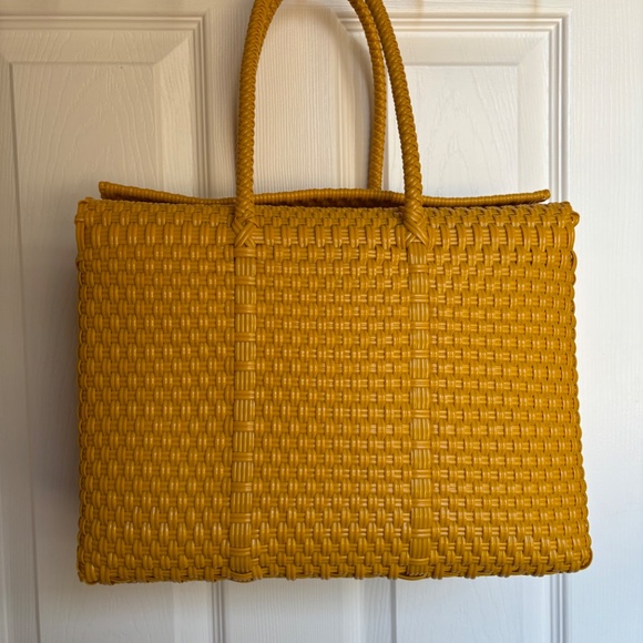 Yellow Handwoven Oaxaca Bag - Picture 8 of 9